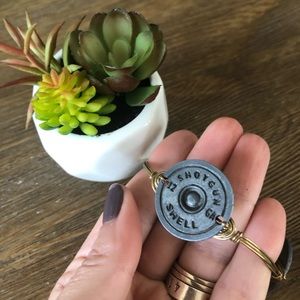 Bourbon and Bowties Shot Gun Shell Bangle